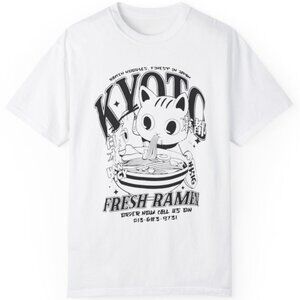 Kyoto Ramen Cat Graphic T-Shirt